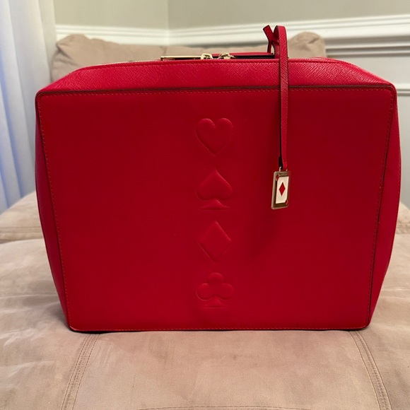 Estee Lauder Handbags - Estée Lauder Red Designer Makeup Bag 💄